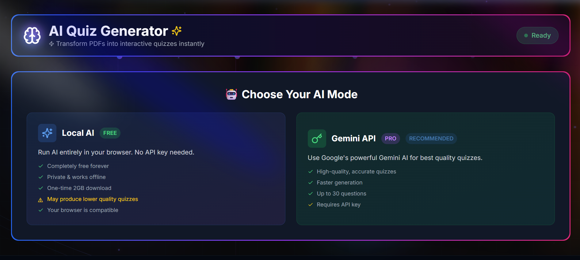 Slide→Quiz Generator